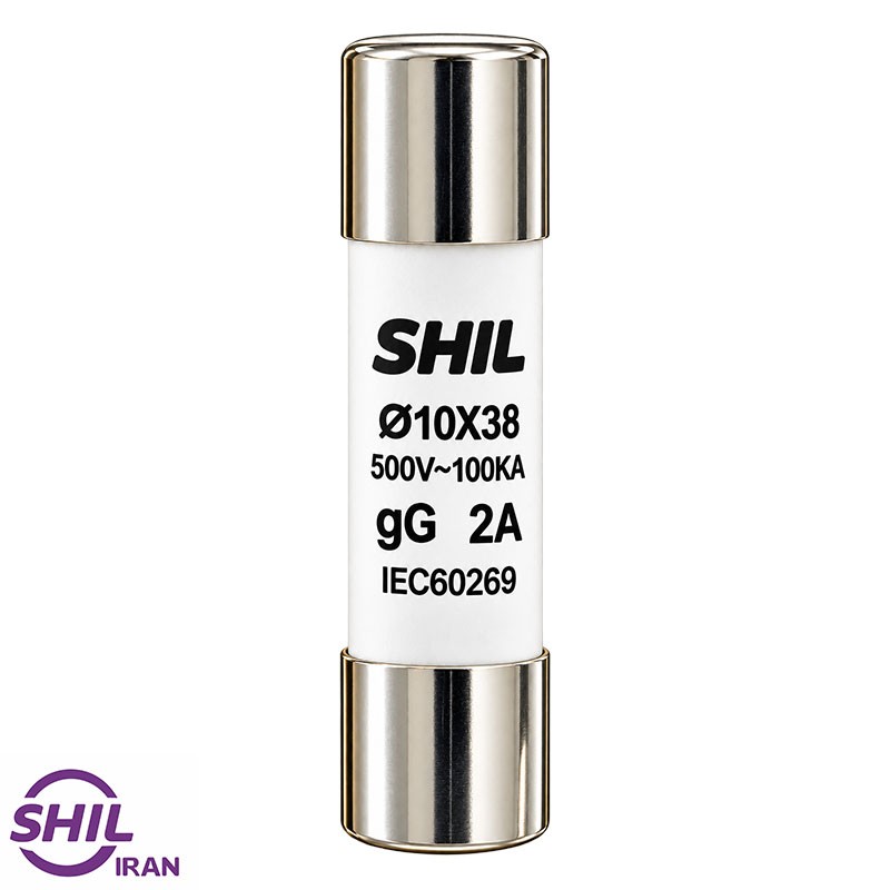 خرید فیوز سیلندری 2 آمپر ( 38*10) شیل ایران از شیل ایران